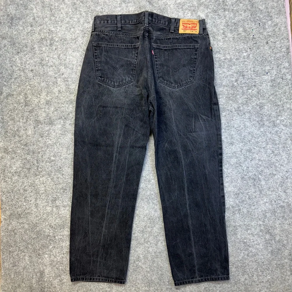 Lot of 3 Levi's 550 Relaxed Fit Jeans Men's 40x32 Blue Black Denim Work Pants